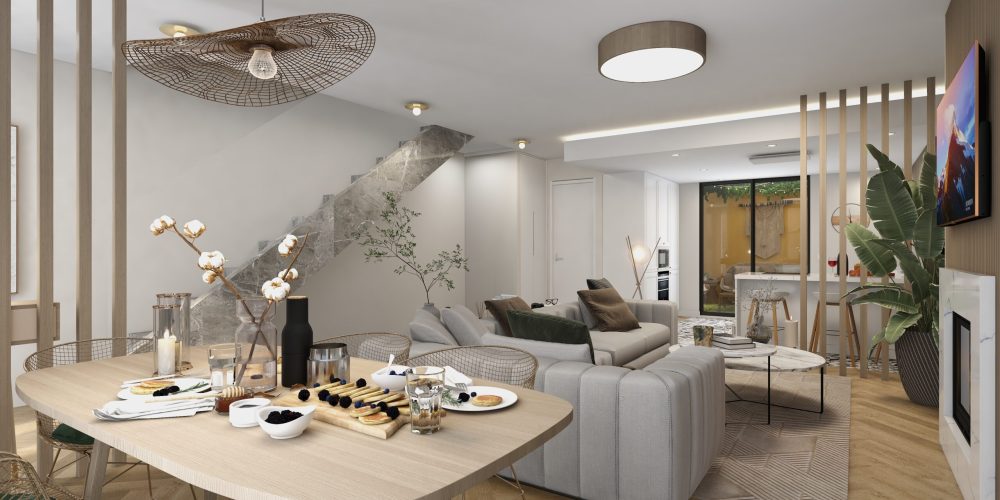 casa-de-estilo-mediterraneo-con-cocina-en-isla