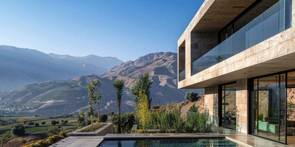 house-with-pool-mountains-background